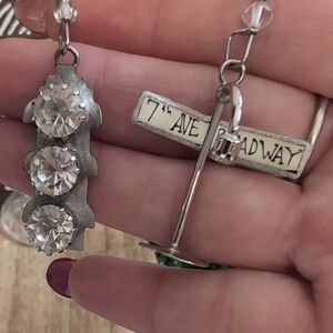 LATR 7th & Broadway Street Signs & Traffic Lights Earrings